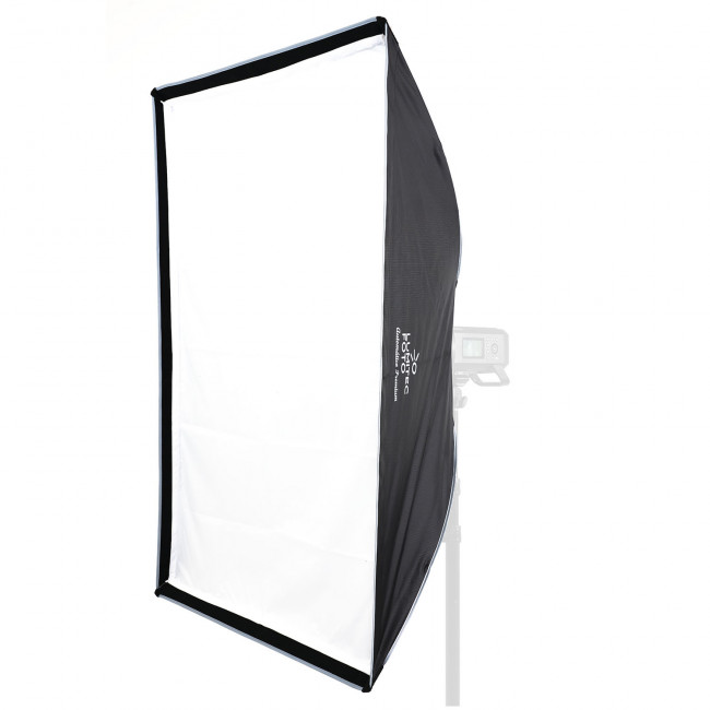 Soft Light Strip 80x120cm montagem rápida com recuo e colmeia