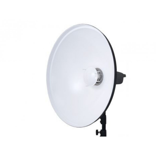 Beauty Dish com tela difusora removível 70cm-Padrão de encaixe bowens-Branco