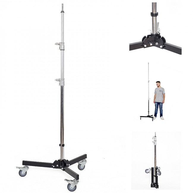 Tripé sobre rodas 3609