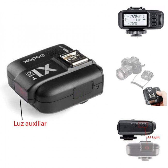 Radio flash Godox X1 Transmissor-Nikon
